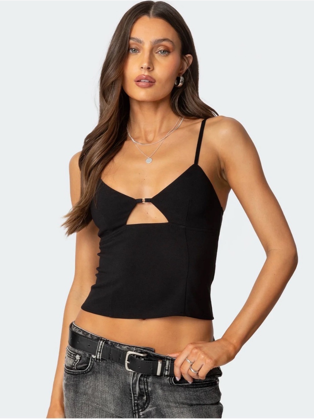 Edikted Liana Cut Out Tank Top New With Tags Small